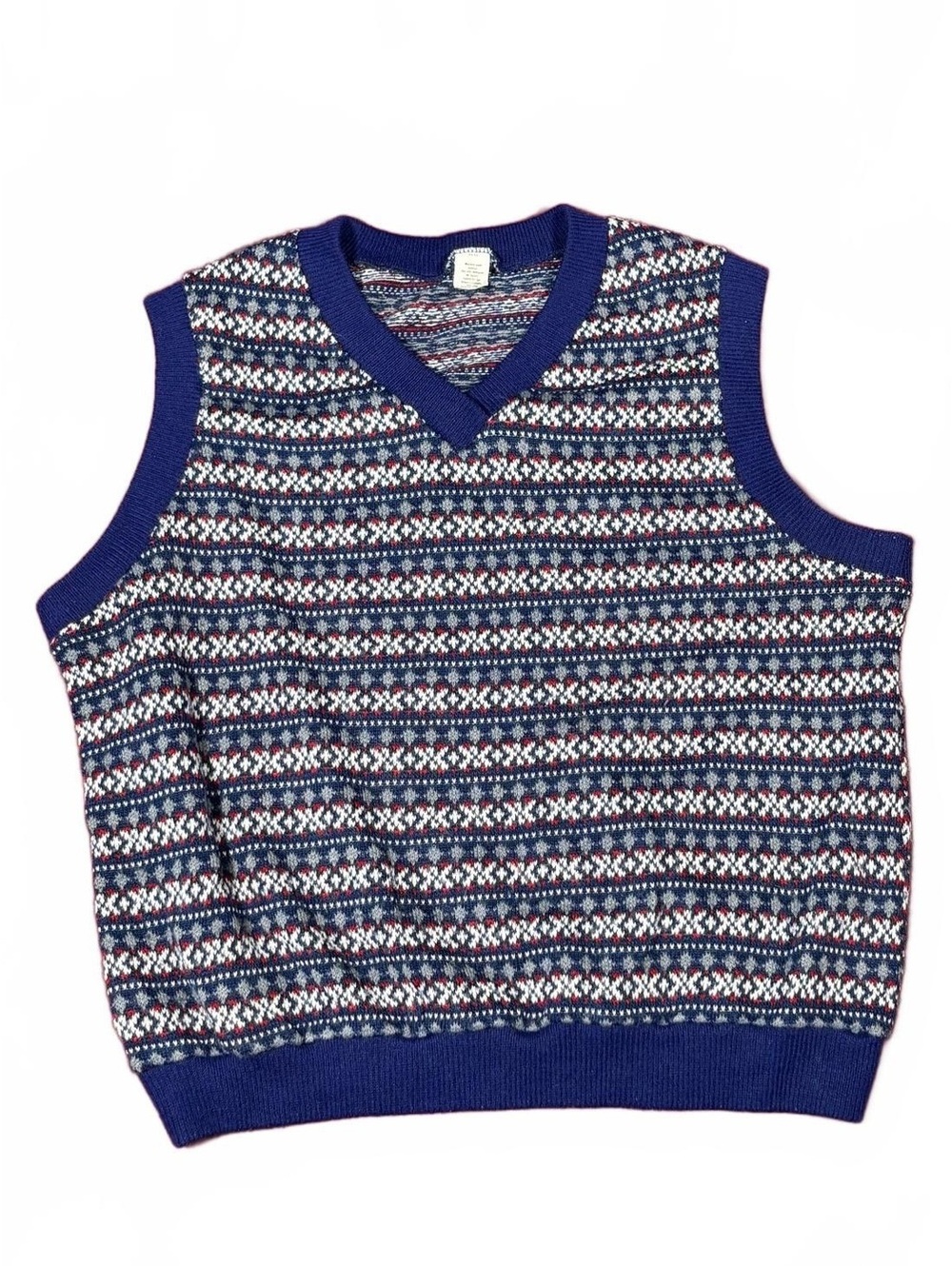 Vintage Sleeveless Knit Vest Made in USA